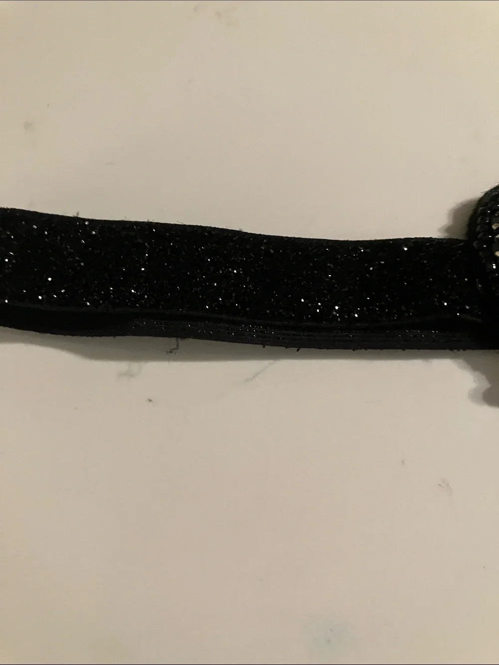 Hand made black beaded